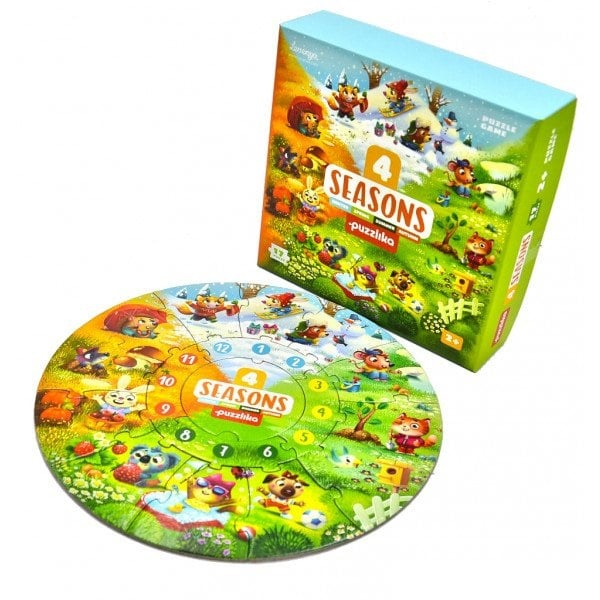 Puzzle Cubika, 4 Anotimpuri, 2 ani+ [2]