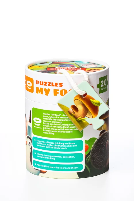 Puzzle Cubika, Ce mananca, 2 ani+ [3]