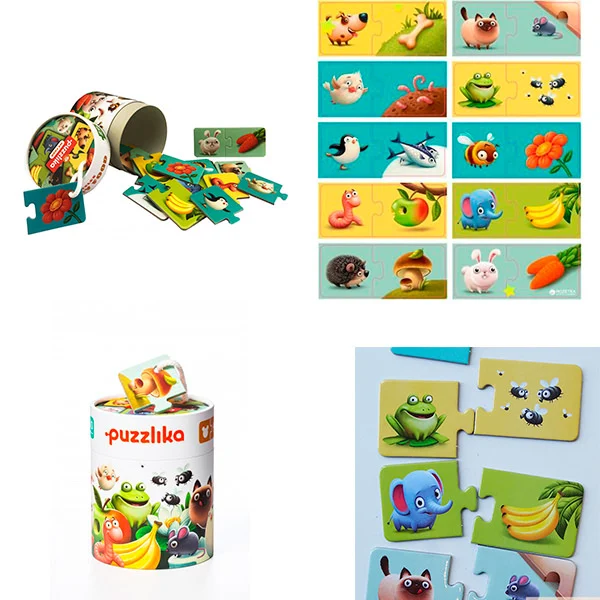 Puzzle Cubika, Ce mananca, 2 ani+ [2]