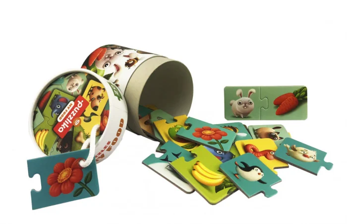 Puzzle Cubika, Ce mananca, 2 ani+ [4]