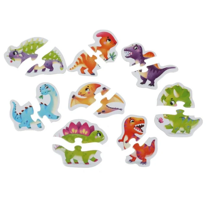 Puzzle Cubika, Dinozauri, 2 ani+ [3]