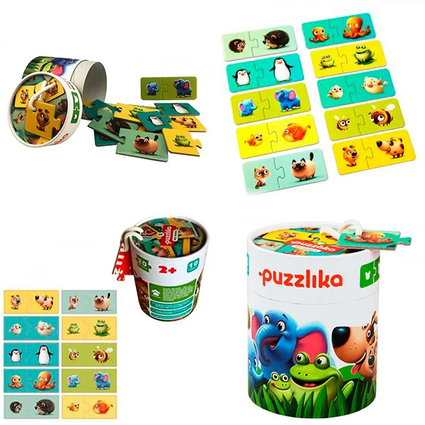 Puzzle Cubika, Familia potrivita, 2 ani+ [4]