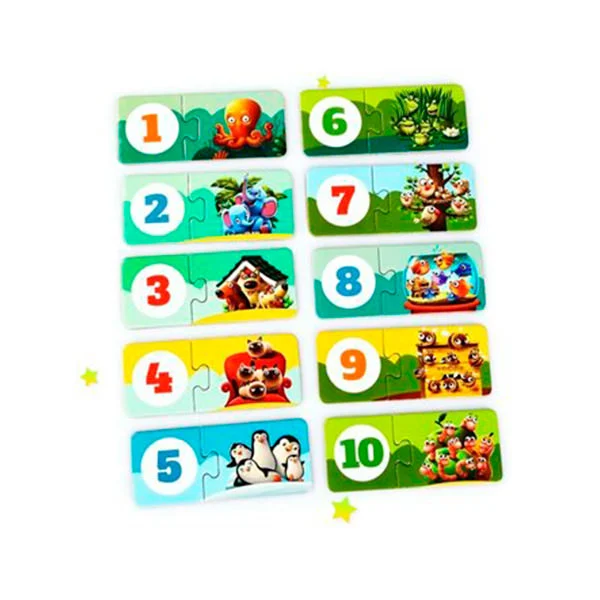 Puzzle, Cubika, Sa ne numaram prietenii, 3 ani+ [4]