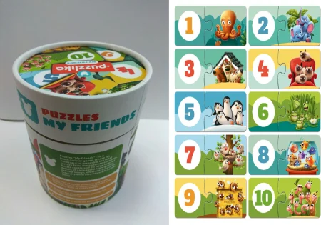 Puzzle, Cubika, Sa ne numaram prietenii, 3 ani+ [2]