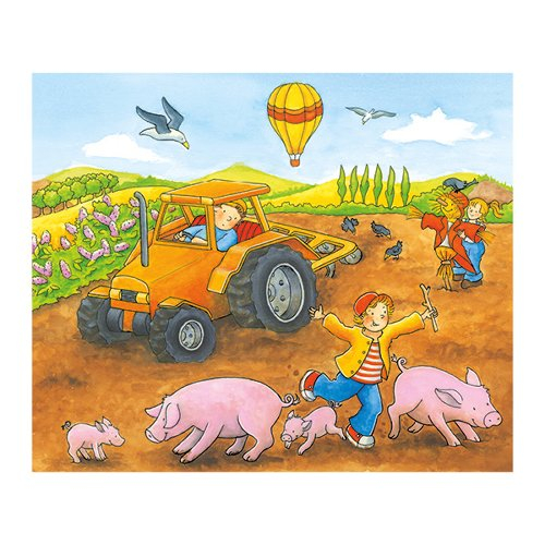 Puzzle Cuburi Anotimpuri La Ferma Copii 3 Ani+ Goki [2]