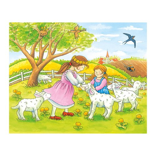 Puzzle Cuburi Anotimpuri La Ferma Copii 3 Ani+ Goki [7]