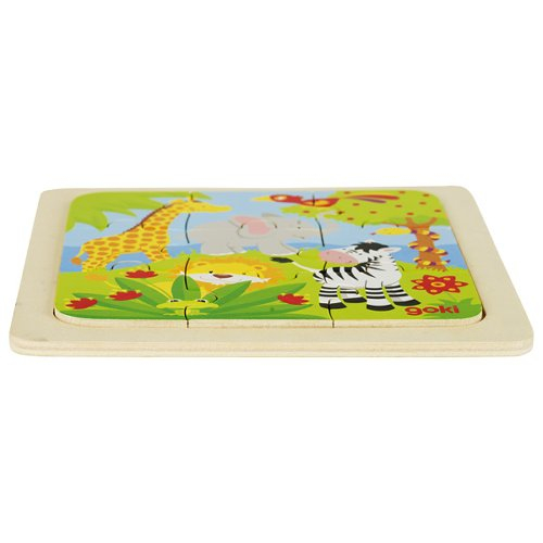 Puzzle de lemn, copii 2 ani+, set 4 buc [2]