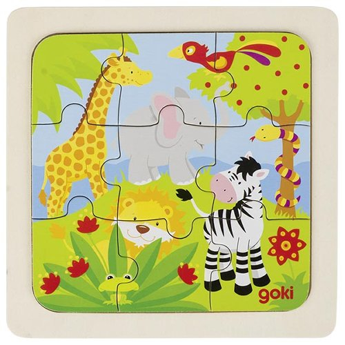 Puzzle de lemn, copii 2 ani+, set 4 buc [4]