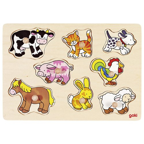 Puzzle Incastru Copii 1 An+ Cu Animale Goki [3]