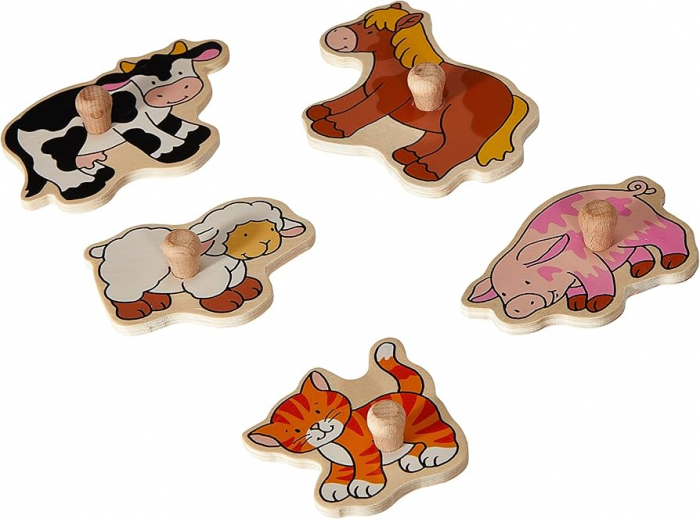 Puzzle Incastru Copii 1 An+ Cu Animale Goki [2]