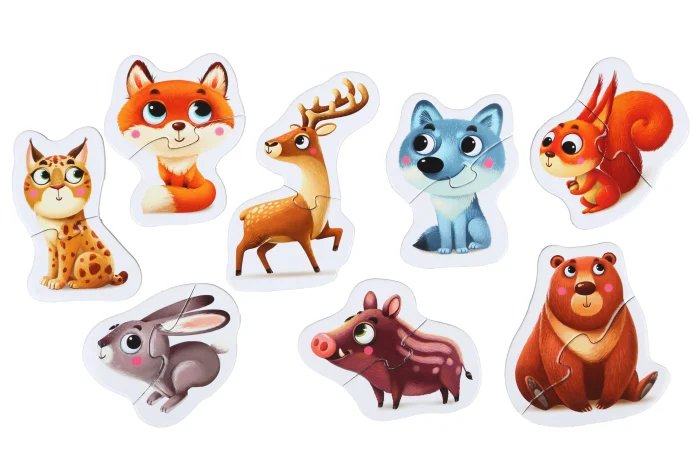 Puzzle-ul Cubika, Animalutele de la Munte, 2 ani+ [2]