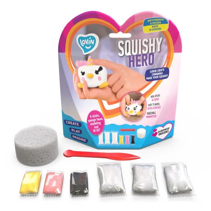 Set Air Clay cu argila usoara pentru modelaj Lovin, Squishy Hero,Teensy-Weensy, 3 ani+ [2]