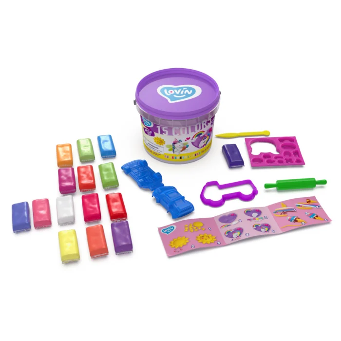 Set de creatie cu argila usoara, Lovin'Do, Magic Creatures, 3 ani+ [2]