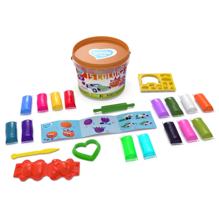 Set de creatie cu argila usoara, Lovin'Do, Monsters Company, 3 ani+ [2]