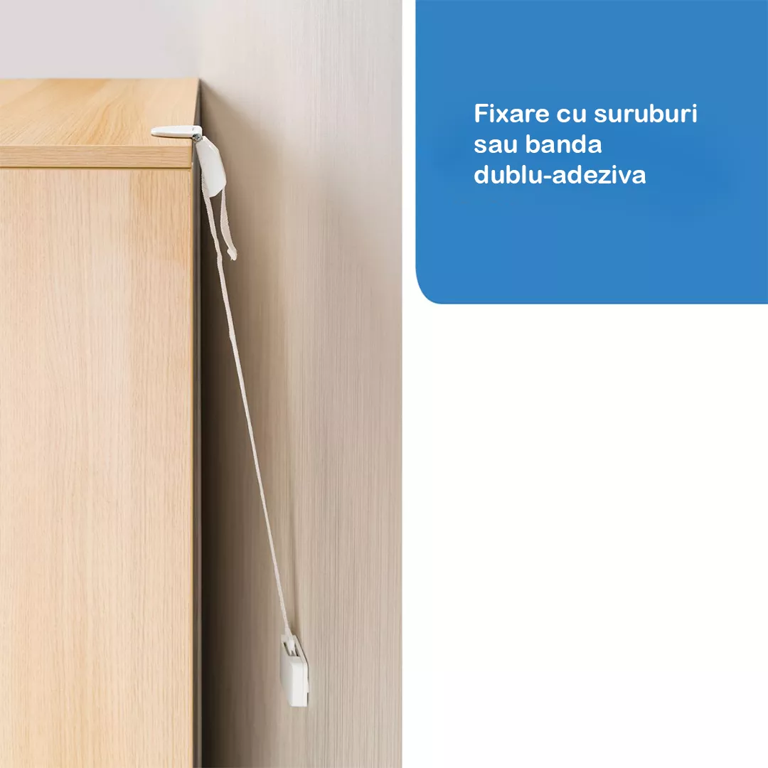 Set fixare anti-inclinare mobilier, 2 buc [5]