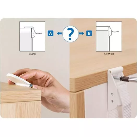 Set fixare anti-inclinare mobilier, 2 buc [7]