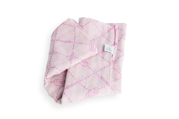 Set Swaddle si suport de prindere baveta, eKoala, Mov [2]