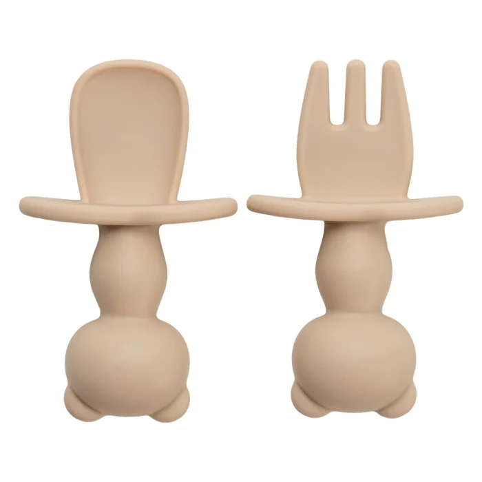 Set Tacamuri din silicon, AppeKids, The Little Bear, Bej [4]