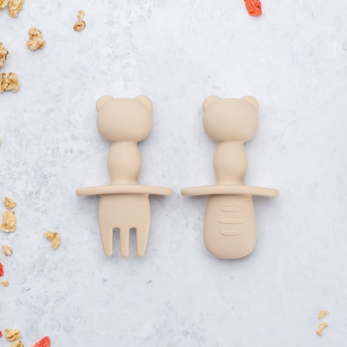 Set Tacamuri din silicon, AppeKids, The Little Bear- Bej [1]