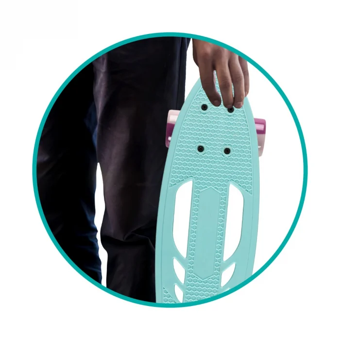 Skateboard copii, 3 ani+, Qkids, Galaxy - Albastru Deschis [4]