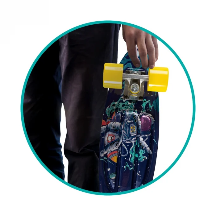 Skateboard copii, 3ani+, Qkids, Galaxy - Spaceman [3]