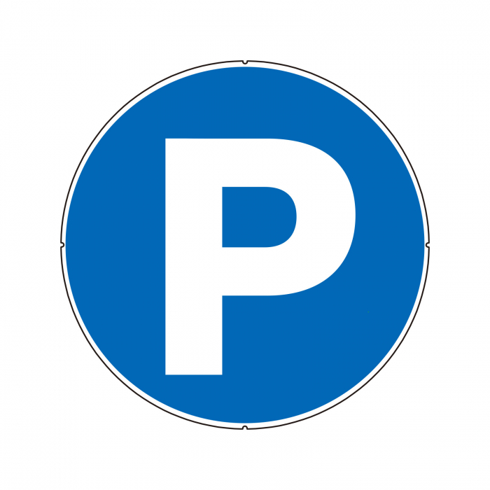 Stalp delimitare cu suport si semn de avertizare, set 3 buc [4]
