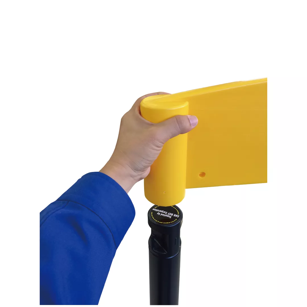 Set stâlpi delimitare și barieră plastic – trafic și parcări [10]