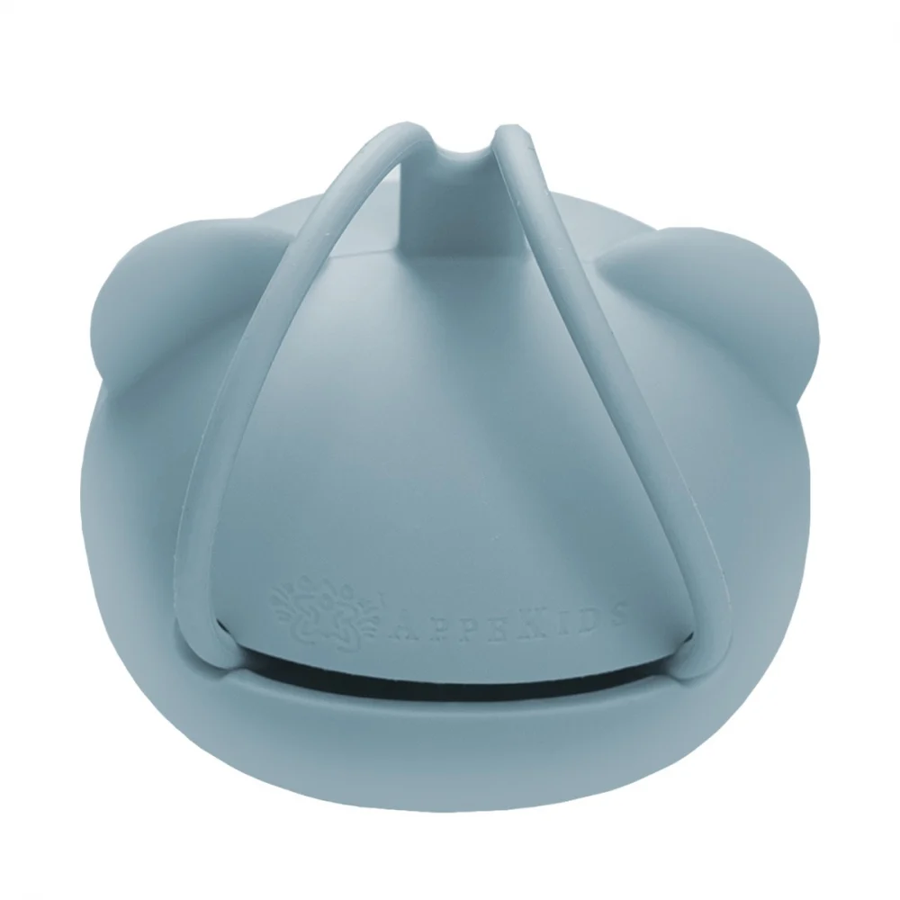 Suport pentru suzeta din silicon, AppeKids, The Little Bear - Albastru [2]