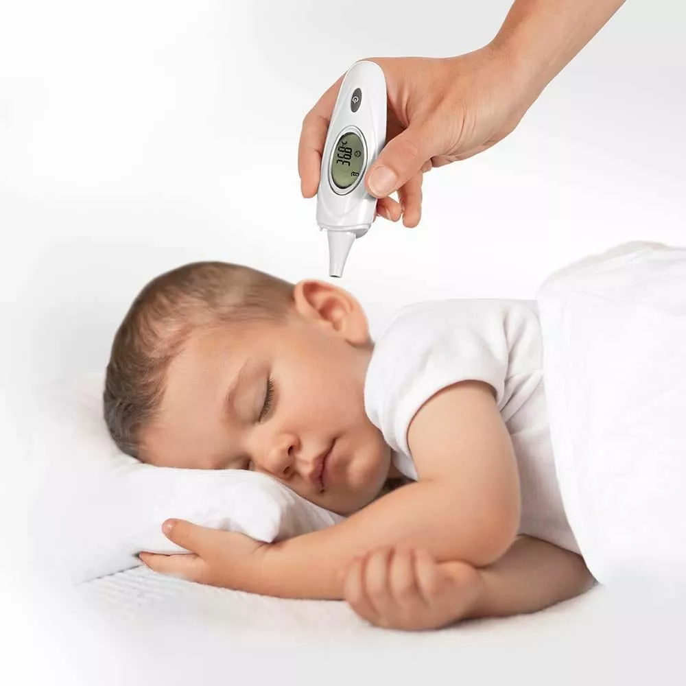 Termometru digital cu infrarosu, pentru tampla si ureche, Reer [4]