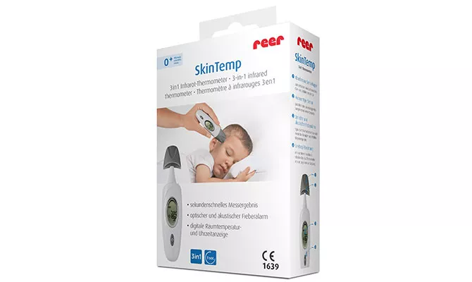 Termometru digital cu infrarosu, pentru tampla si ureche, Reer [5]