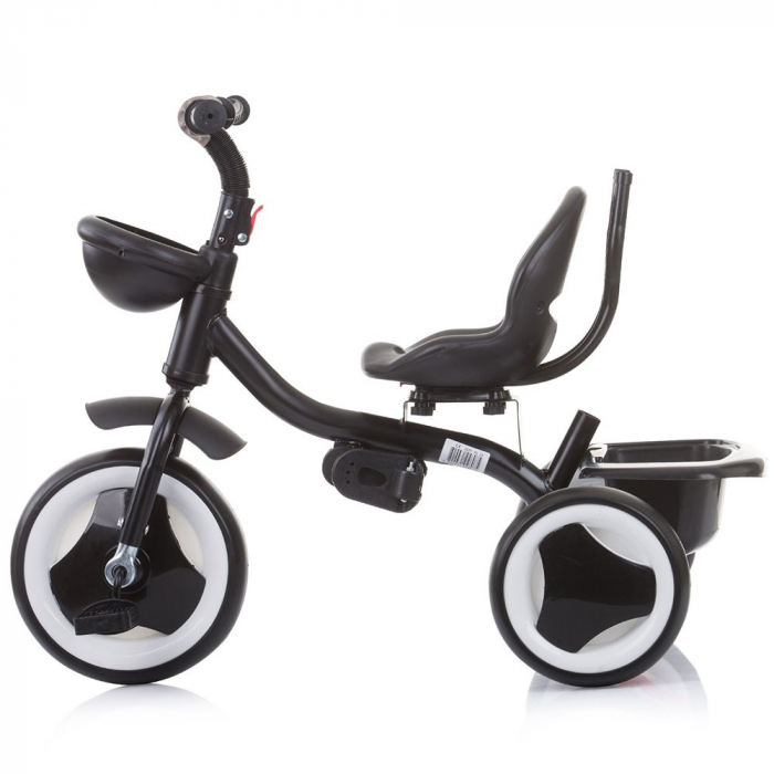 Tricicleta copii 1.5 ani+, negru-bej, Chipolino Jazz [4]