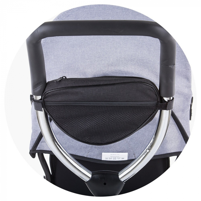 Tricicleta copii cu sezut reversibil, 1an+, negru-albastru, Chipolino Arena [9]