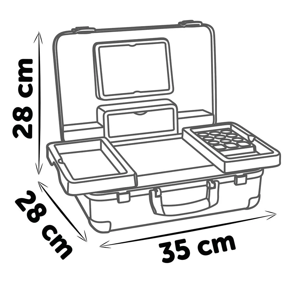 Trusa doctor copii, din plastic, Smoby Medical Case, 11 piese [3]
