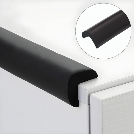 Banda protectie muchii, negru