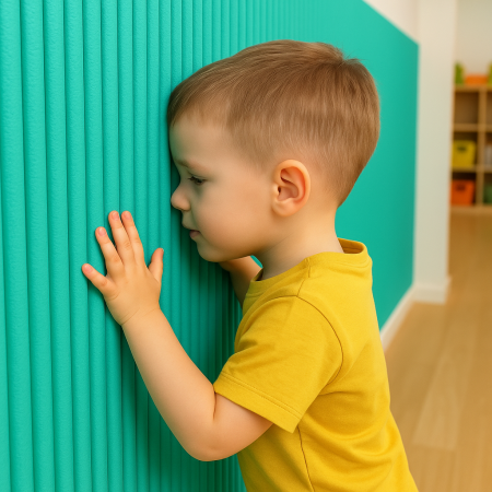 Panou decorativ perete spumă cauciuc 600x900x9 - Siguranță copii