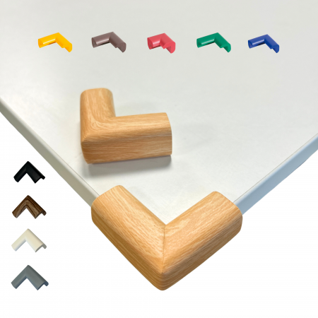 Protecție Colțuri Mobilă Copii - Protectie Colturi Mobila, din Spuma, Culoarea Lemnului
