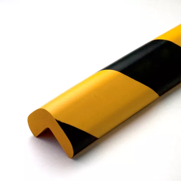 Produse - Bandă Protecție Colțuri, 90cm, Negru-Galben, Semnalizare