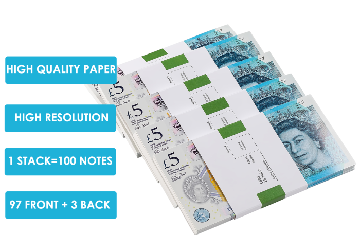 Bancnote Decorative 5 Lire - 1 stack [3]