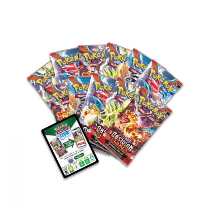 Set cartonase Pokemon TCG Scarlet & Violet Obsidian Flames Elite Trainer Box [2]