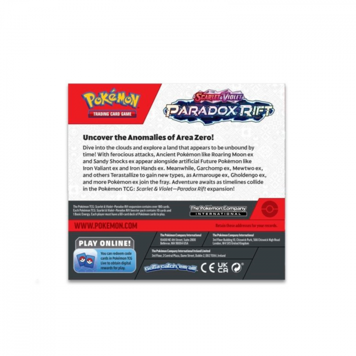 Set cartonase Pokemon TCG Scarlet & Violet Paradox Rift Booster Display Box [3]