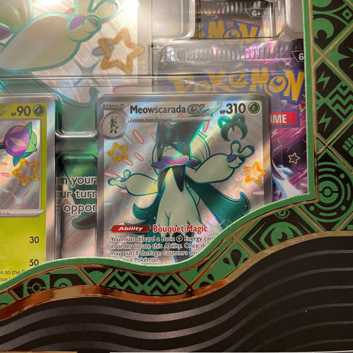 Pokemon TCG Scarlet & Violet Paldean Fates Premium Collection Meowscarada [7]