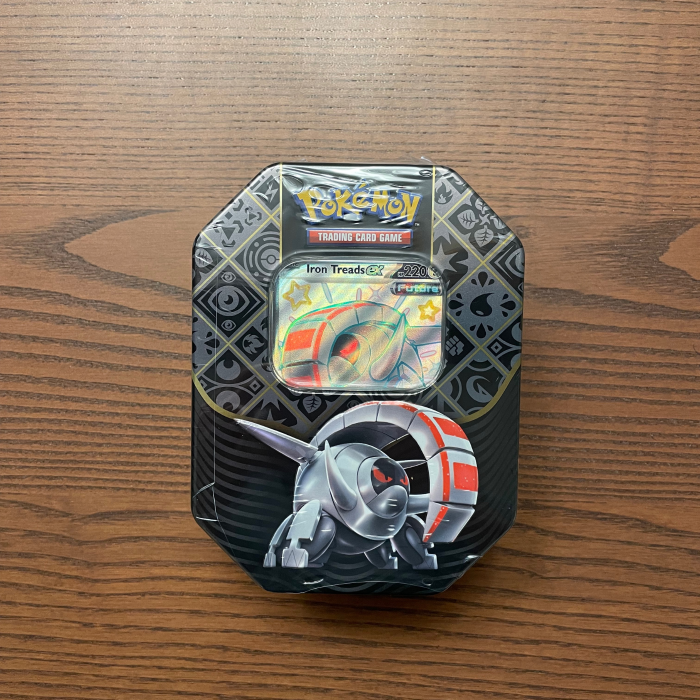 Pokemon TCG Scarlet & Violet Paldean Fates Tin Iron Treads Pokemonia [4]