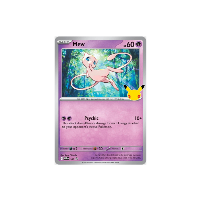 Pokemon TCG 30th Celebrations Mew Figure Collection [3]
