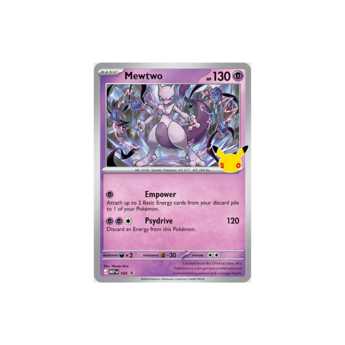 Pokemon TCG 30th Celebrations Mewtwo Figure Collection [3]