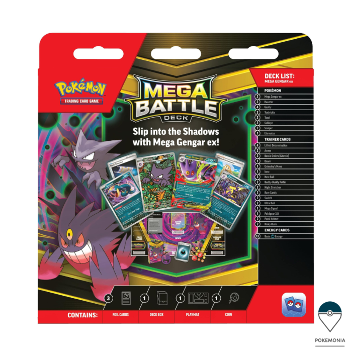 Set cartonase Pokemon TCG Battle Deck Mega Gengar [2]