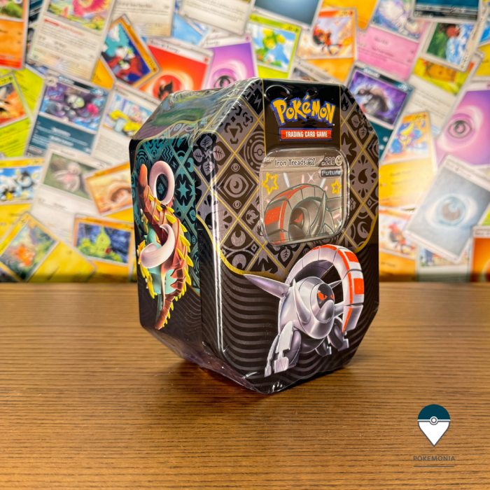 Pokemon TCG Scarlet & Violet Paldean Fates Tin Iron Treads Pokemonia [3]