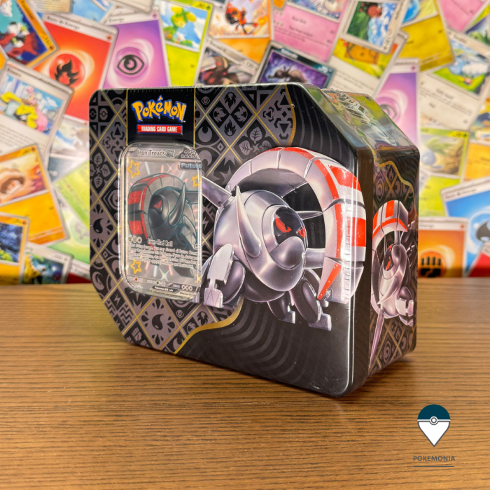 Pokemon TCG Scarlet & Violet Paldean Fates Tin mare Iron Treads Pokemonia [2]