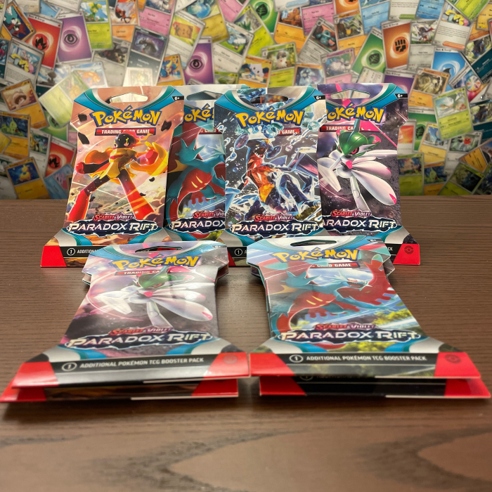 Set cartonase Pokemon TCG Scarlet & Violet Paradox Rift sleeved booster pack [2]