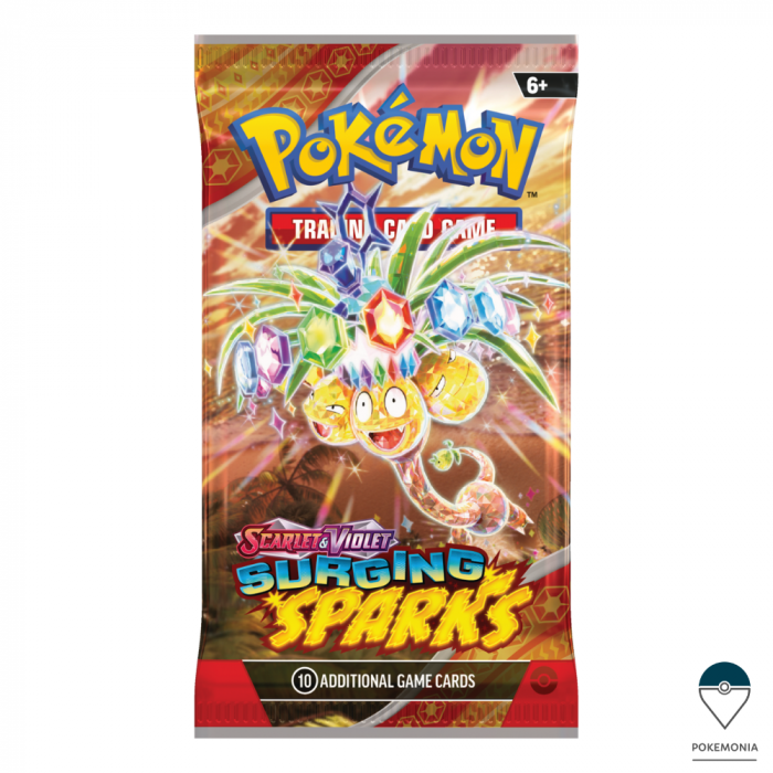 Carti Pokemon TCG Scarlet & Violet Surging Sparks 3 Pack Blister Quagsire [4]