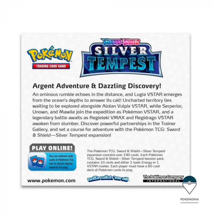Set Cartonase sau Carti Pokemon TCG Sword & Shield Silver Tempest Booster Box [4]